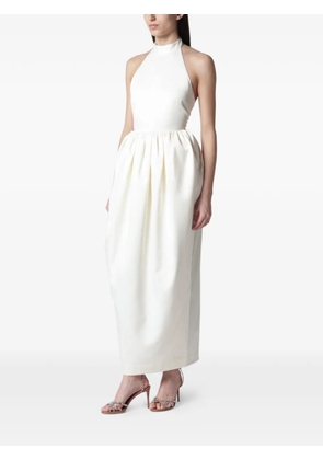 Rota halterneck maxi dress - Neutrals