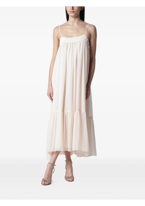 Rota tiered dress - Neutrals