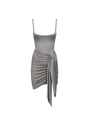 THE ARCHIVIA Stone bodysuit and mini skirt set - Grey