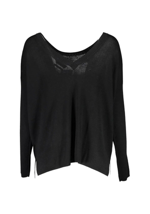 Gant fine-knit jumper - Black