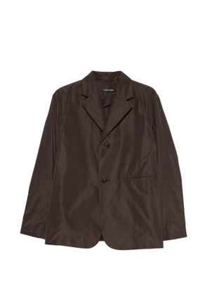 Sofie D'hoore notched-lapel button-up blazer - Brown