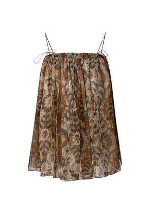 INTO THE EAST floral-print blouse - Brown