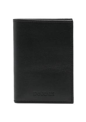 Doucal's logo-debossed leather wallet - Black