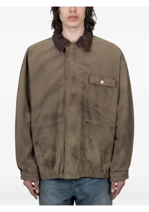 STEIN oxford jacket - Brown