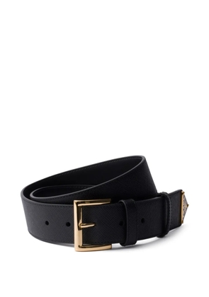 Prada Saffiano-leather belt - Black