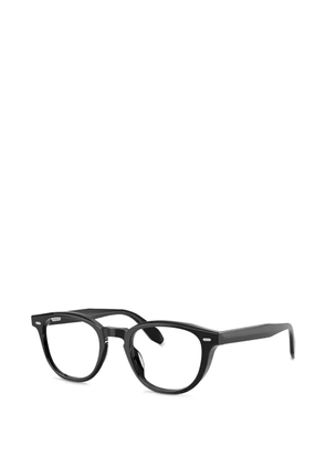 Oliver Peoples N.09 round-frame glasses - Black