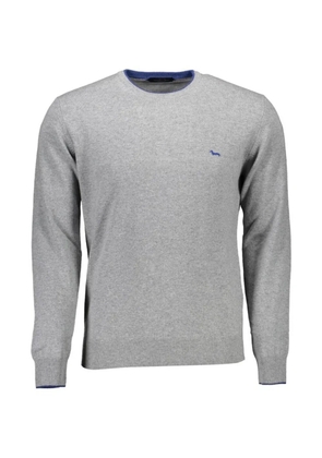 Harmont & Blaine logo-embroidered cotton sweater - Grey