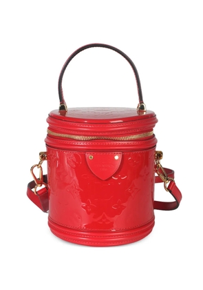 Louis Vuitton Pre-Owned 2019 Monogram Vernis Cannes bucket bag - Red