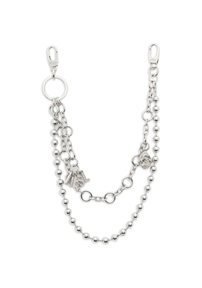 Diesel multi-strand charm keyring - Silver