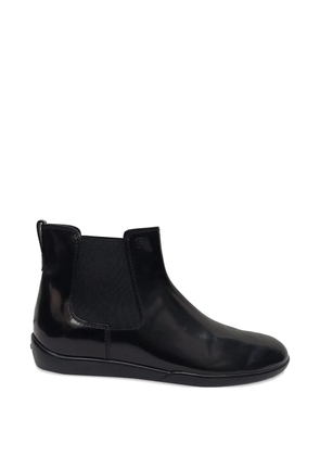 Tod's Vintage slip-on patent leather ankle boots - Black