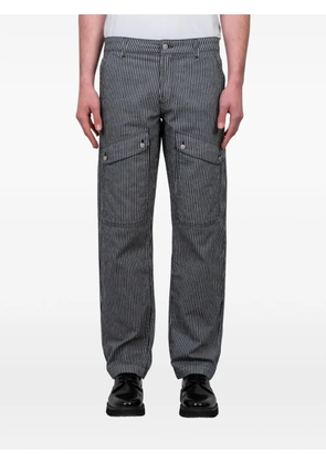 Gimaguas Brixton stripe-pattern cargo pants - Blue