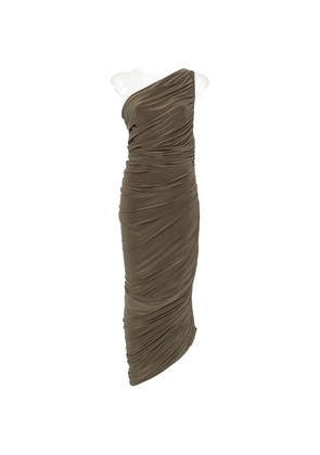 Norma Kamali Diana ruched dress - Green