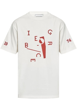 Iceberg graphic-logo-print cotton t-shirt - White