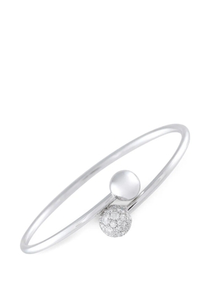 Tiffany & Co. HardWear diamond 18K white gold bangle bracelet - Silver