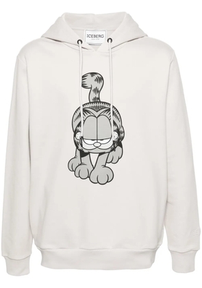 Iceberg garfield-print hoodie - Grey
