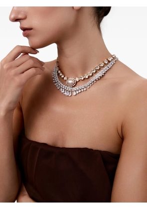 Anton Heunis crystal-embellished necklace - Gold