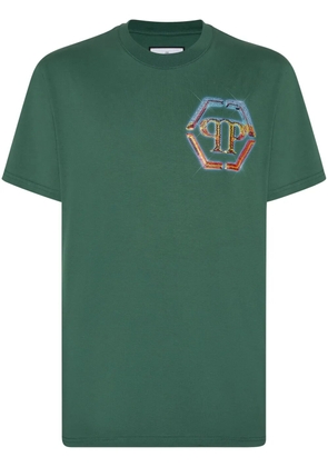 Philipp Plein SS hexagon logo t-shirt - Green
