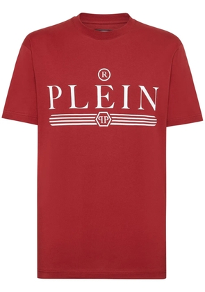 Philipp Plein logo-print cotton T-shirt - Red