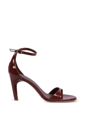 Sergio Levantesi Have6 patent-leather sandals - Brown