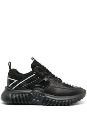 Philipp Plein Runner Hexagon panelled sneakers - Black