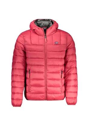 Norwegian Rain quilted hooded jacket - Red