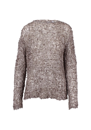 Christian Wijnants open-knit long-sleeve sweater - Neutrals
