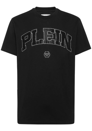 Philipp Plein logo-print cotton T-shirt - Black