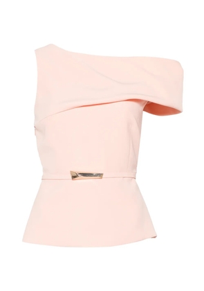 SIMONA CORSELLINI belted-embellishment top - Pink