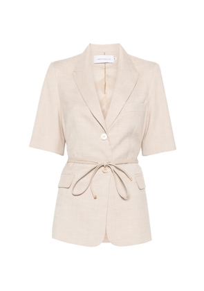 SIMONA CORSELLINI single-breasted blazer - Neutrals
