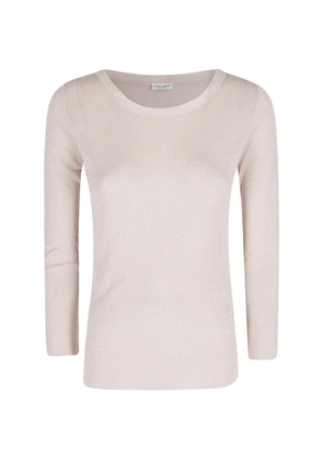 Roberto Collina metallic-effect fine-knit sweater - Neutrals
