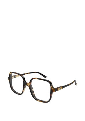 VALENTINO GARAVANI EYEWEAR square-frame glasses - Brown