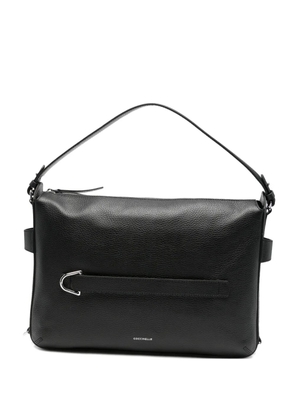 Coccinelle grainy leather tote bag - Black