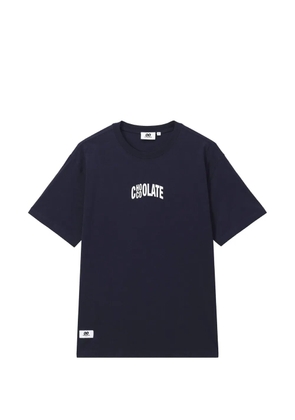 CHOCOOLATE logo-print T-shirt - Blue