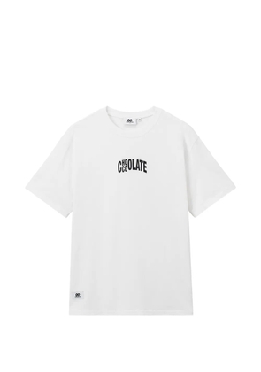CHOCOOLATE logo-print T-shirt - White