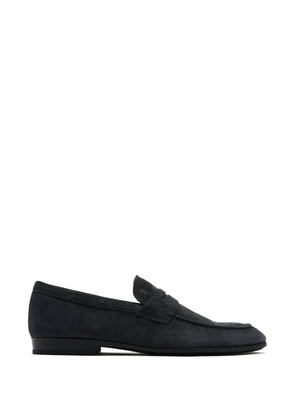 Tod's suede penny loafers - Blue