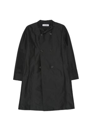 Jil Sander double-breasted notch-lapel coat - Black