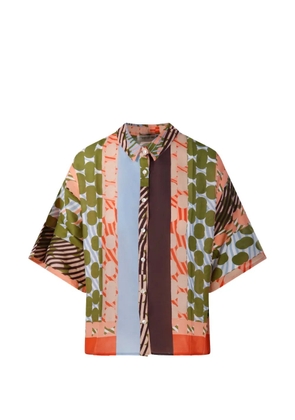 mapoésie Andrew Pollen abstract-print shirt - Green