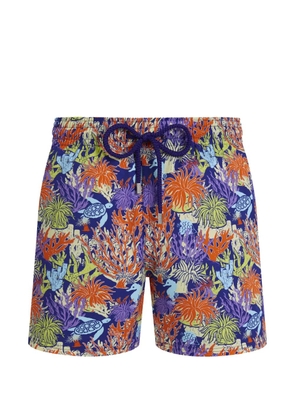 Vilebrequin aquatic-print swim shorts - Blue