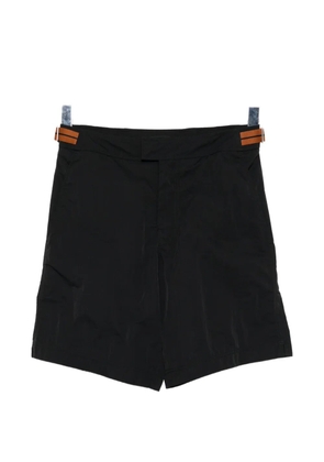 Zegna buckle-fastening swim shorts - Black