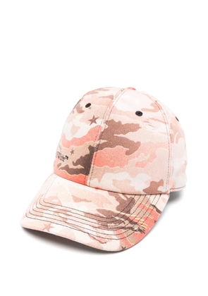 Off-White camou drill cap - Orange