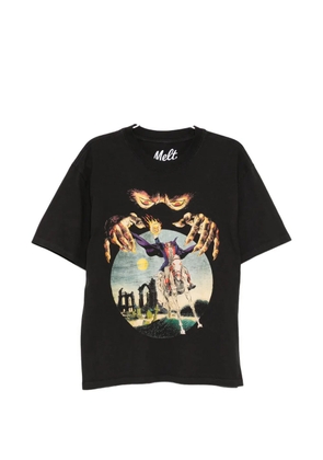 Melt graphic T-shirt - Black