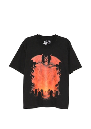 Melt graphic T-shirt - Black
