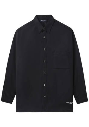 Comme des Garçons Homme logo-embroidered shirt - Black