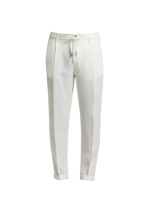 Peserico pleated trousers - White