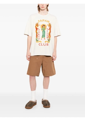 Melt graphic T-shirt - Neutrals