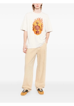 Melt graphic T-shirt - Neutrals