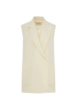 Sportmax sleeveless notched-lapel waistcoat - Neutrals