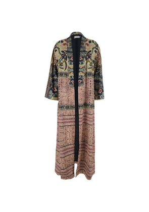 HUI MILANO Ciclamino floral-pattern coat - Neutrals