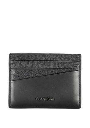 Calvin Klein grained leather cardholder - Black