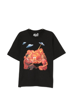 Melt graphic T-shirt - Black